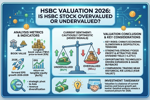 HSBC Valuation 2026: Is HSBC Stock Overvalued or Undervalued? Cover image for HSBC Valuation 2026: Is HSBC Stock Overvalued or Undervalued?